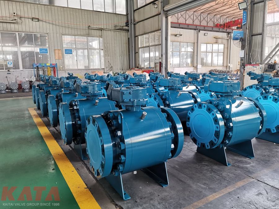 Trunnion-mounted ball valve