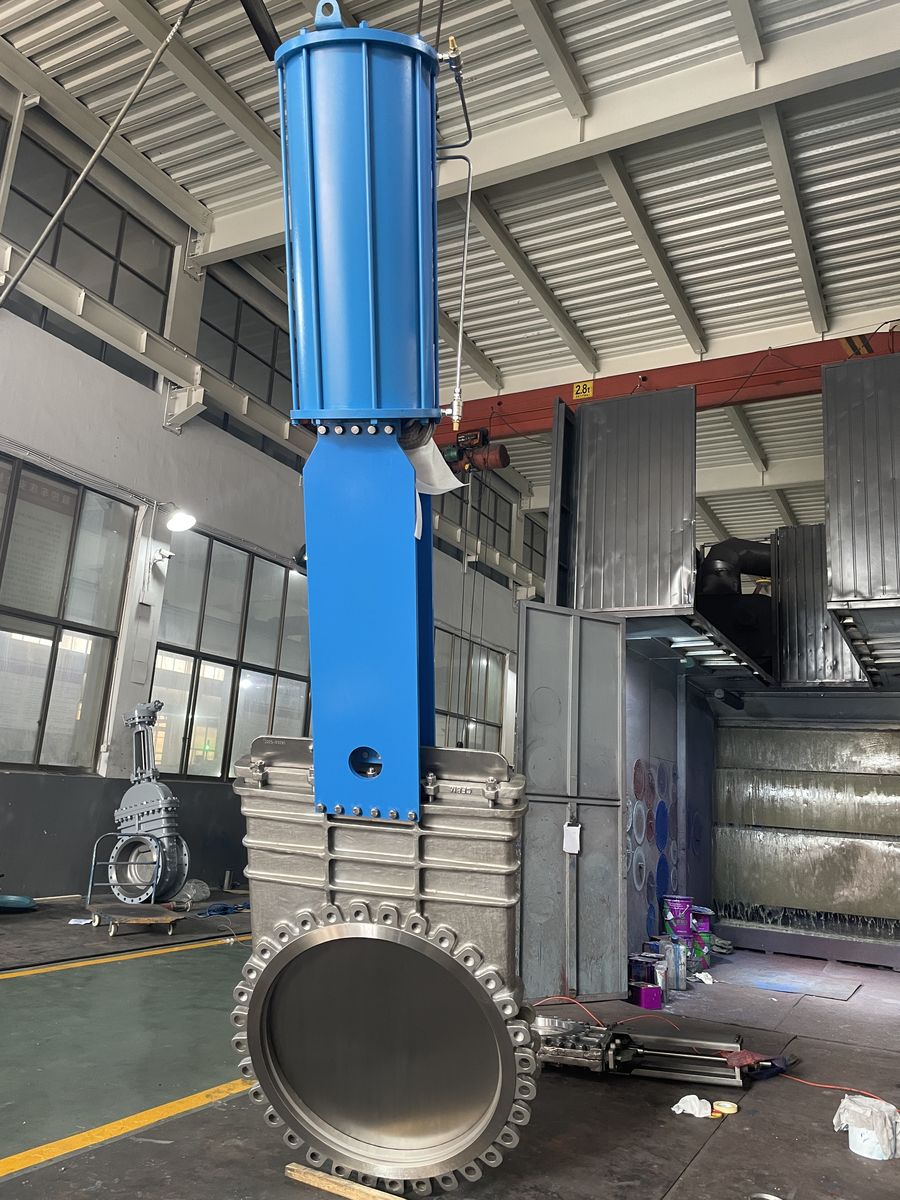 DN900 knife-gate valve