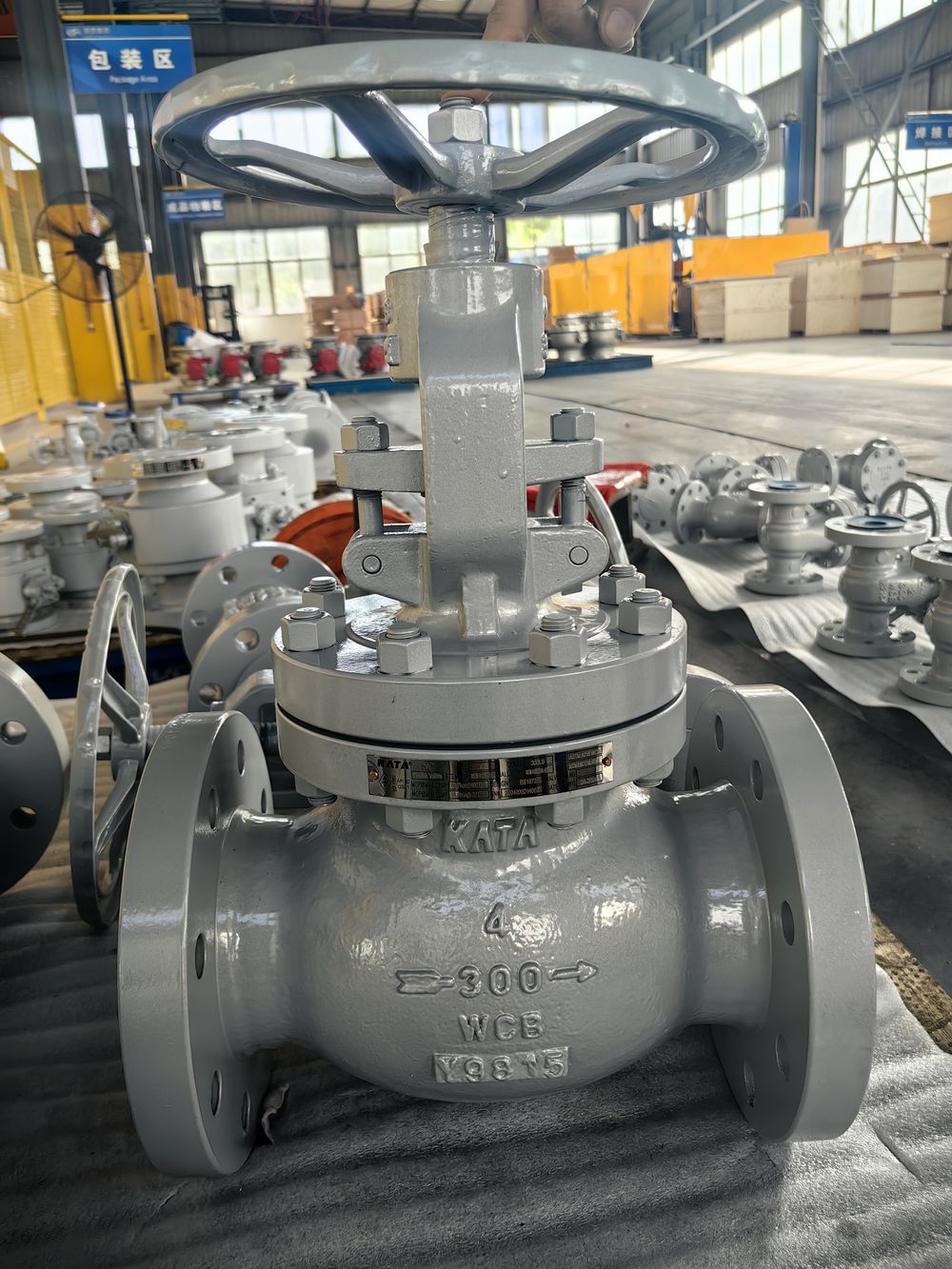KATA globe valve — detail 1